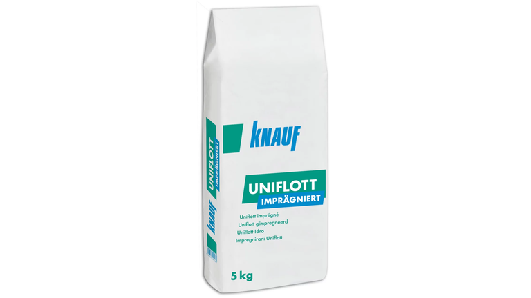 Uniflott imprägniert, im weißen Sack, stehend, 5kg